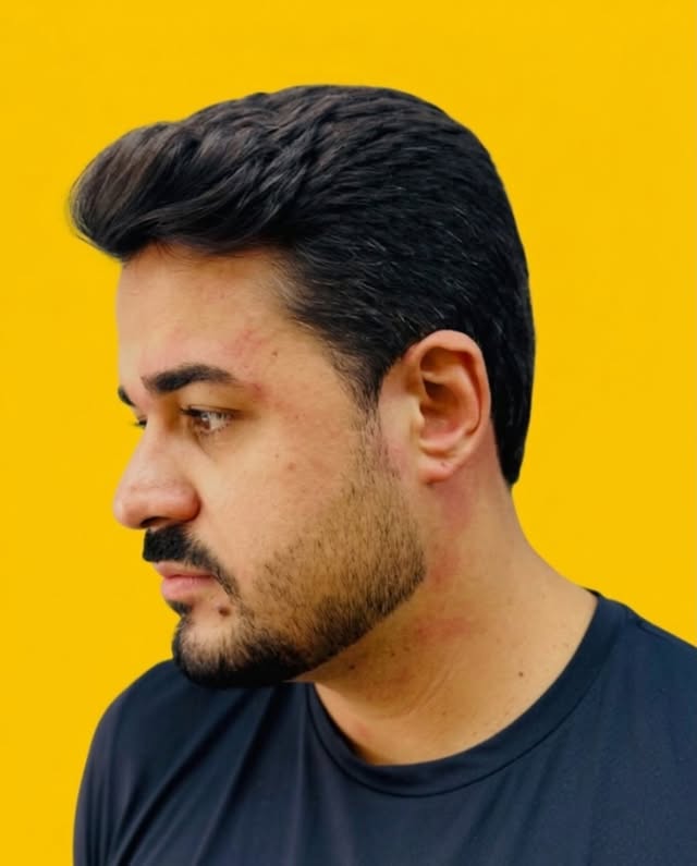 Corte social feito pela Barbearia Simão
